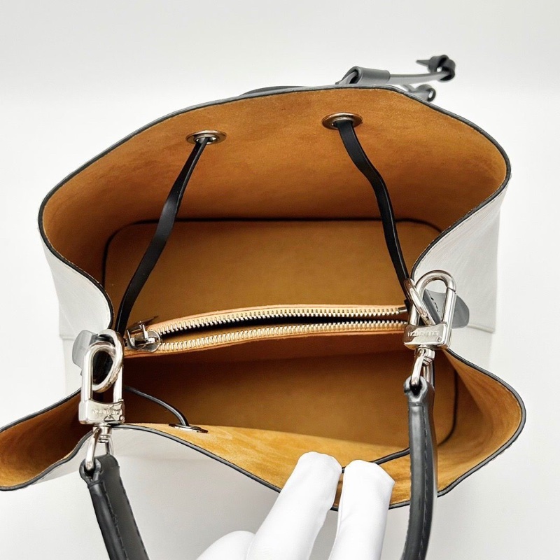 LV Neonoe拼色水波紋 手提斜背水桶包 25*25*16.5 98新配件塵袋-2