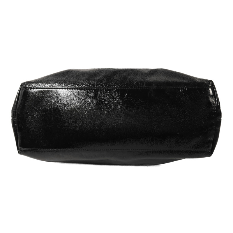 GUCCI 漆皮皮革Soho Chain Shoulder Bag金扣鏈帶肩背袋-3