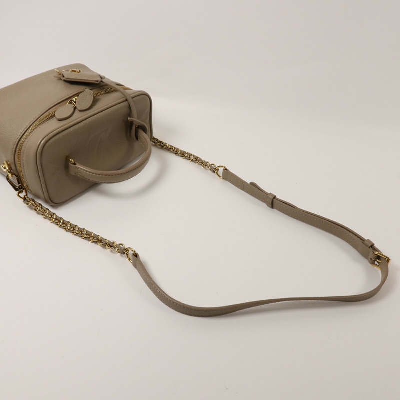 LOUIS VUITTON Monogram Empreinte Vanity PM金扣鏈帶手挽肩背兩用袋-7