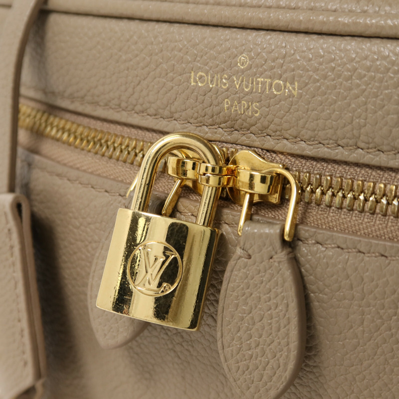 LOUIS VUITTON Monogram Empreinte Vanity PM金扣鏈帶手挽肩背兩用袋-9