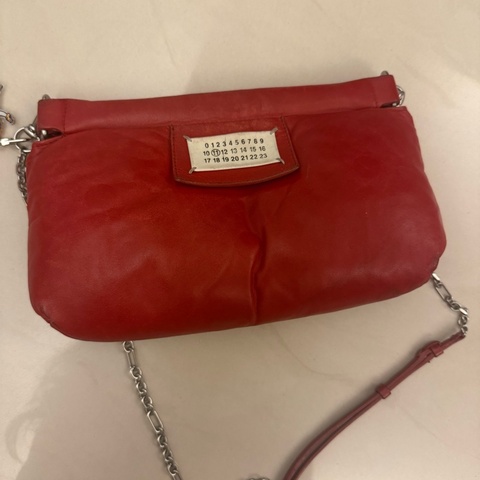 maison margiela 紅色鏈條包