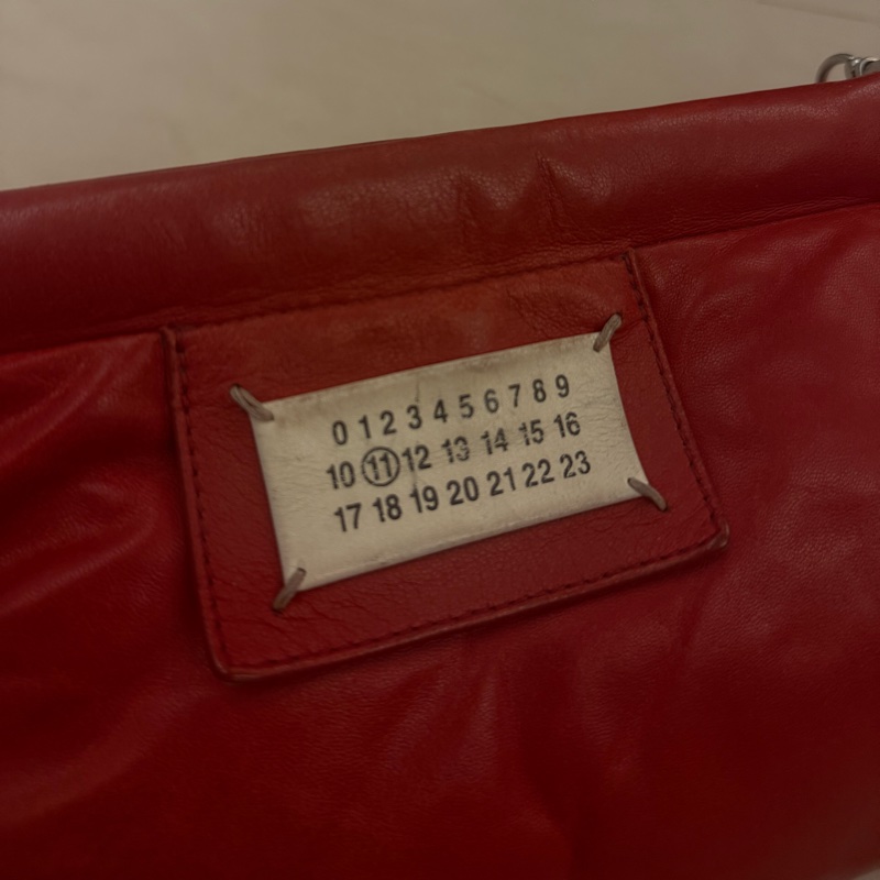 maison margiela 紅色鏈條包-11