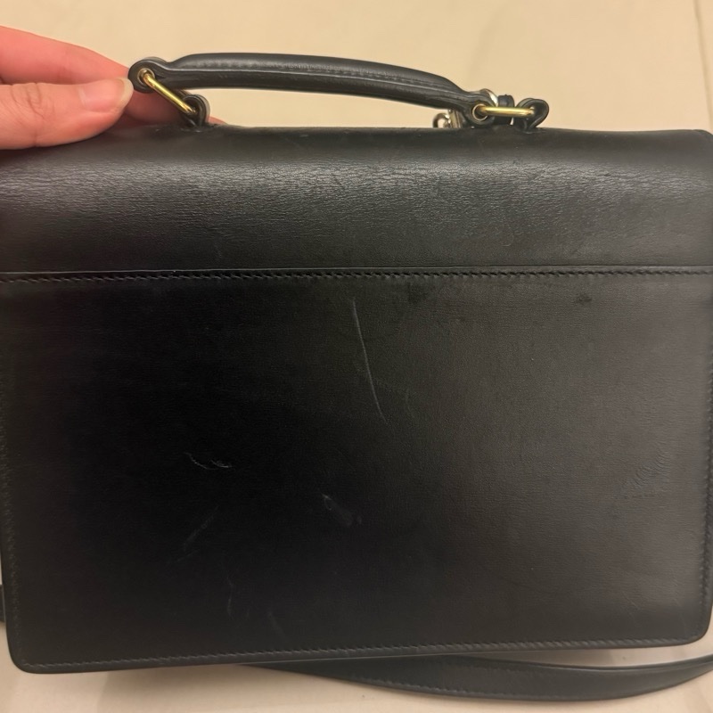 ysl 黑色方包-3