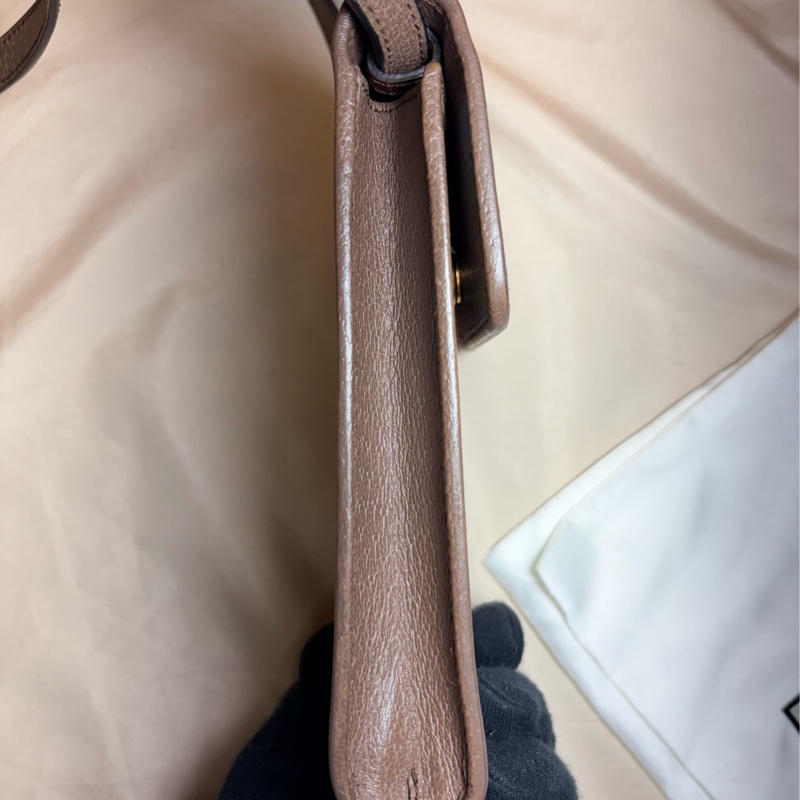 🦆近全閒置 盒裝齊全 Gucci 古馳 迪士尼 唐老鴨聯名款 老花斜背小包/手機包-6