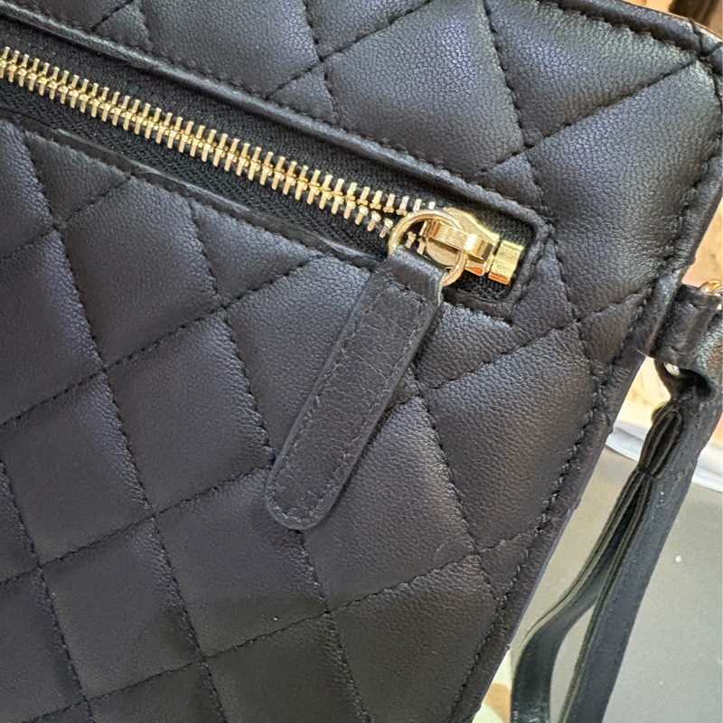近全新 稀有 Chanel 雙色logo 手拿包 宴會包 文件公事包-6