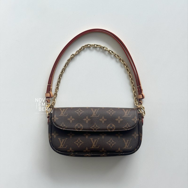 99新🆕 全配有購證🙌🏻 Louis Vuitton LV 路易威登 Ivy WOC 老花-8