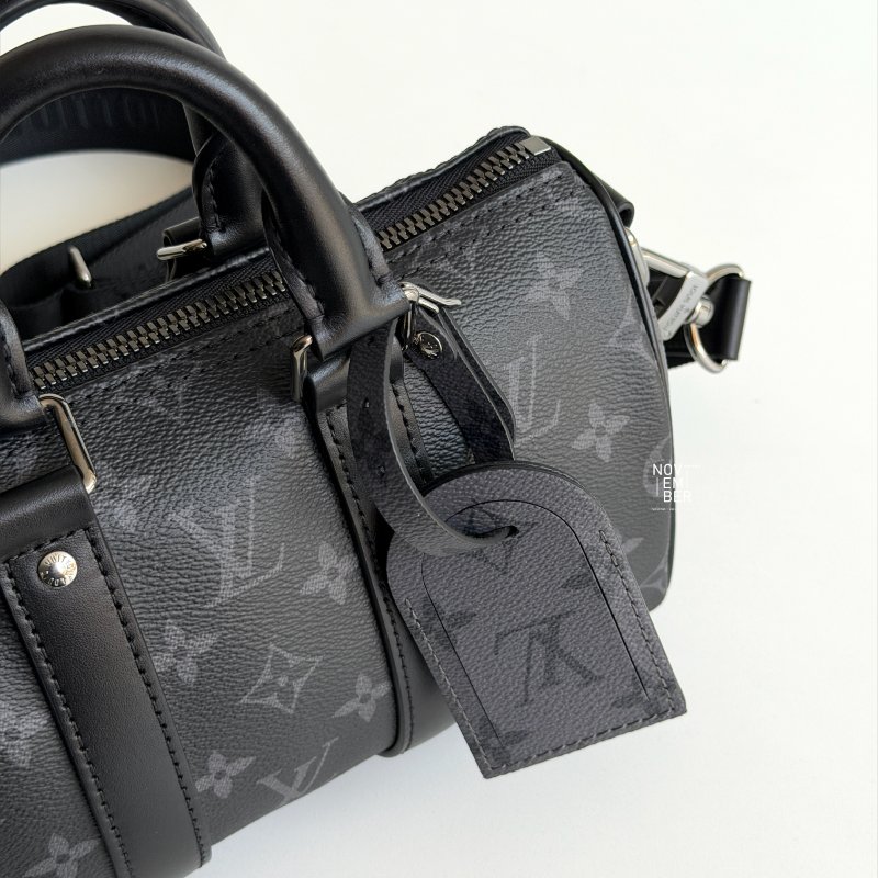 99新🆕 全配有購證🙌🏻 Louis Vuitton LV 路易威登 Keepall Bandoulière 25 黑色老花-1