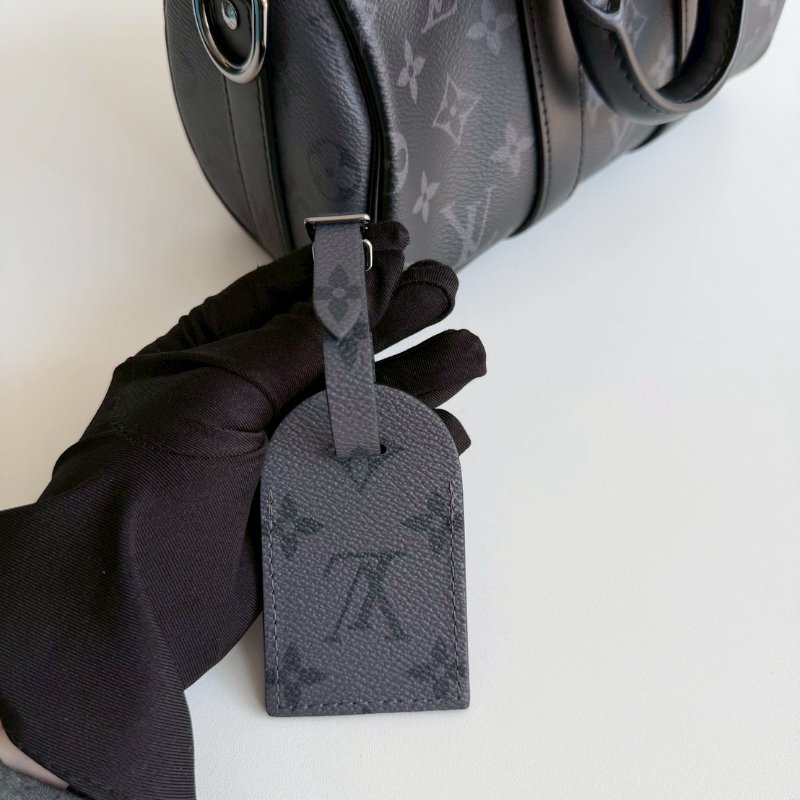 99新🆕 全配有購證🙌🏻 Louis Vuitton LV 路易威登 Keepall Bandoulière 25 黑色老花-7