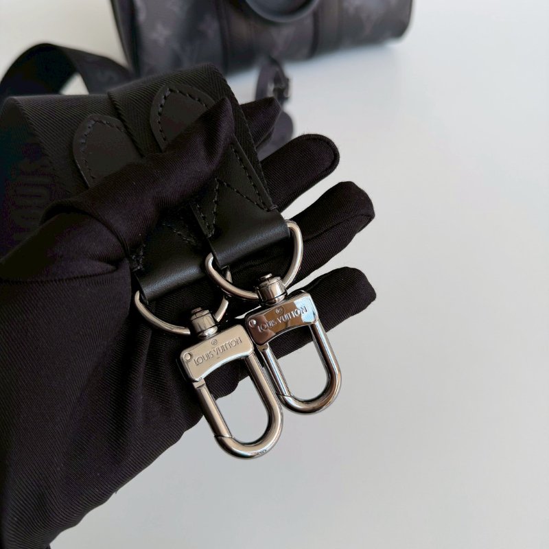 99新🆕 全配有購證🙌🏻 Louis Vuitton LV 路易威登 Keepall Bandoulière 25 黑色老花-8