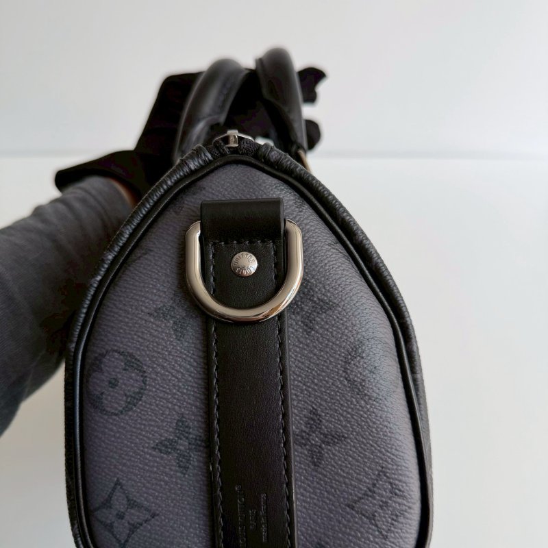 99新🆕 全配有購證🙌🏻 Louis Vuitton LV 路易威登 Keepall Bandoulière 25 黑色老花-10