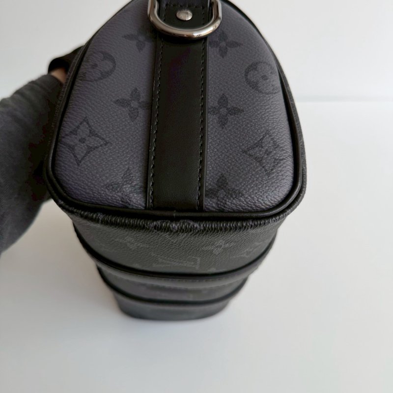 99新🆕 全配有購證🙌🏻 Louis Vuitton LV 路易威登 Keepall Bandoulière 25 黑色老花-15
