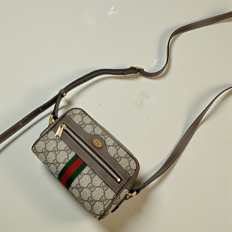 莉亞精品♡ Gucci 517350 老花小相機包 二手-0