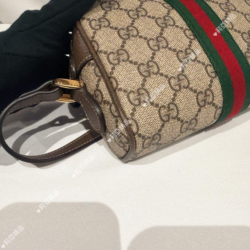 莉亞精品♡ Gucci 517350 老花小相機包 二手-6
