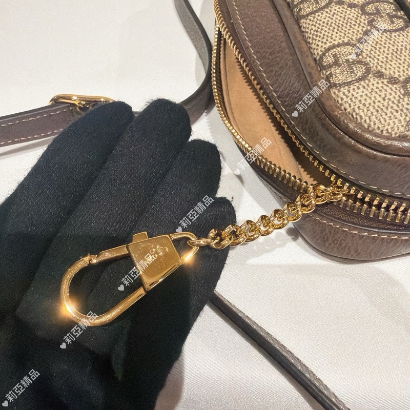 莉亞精品♡ Gucci 517350 老花小相機包 二手-12