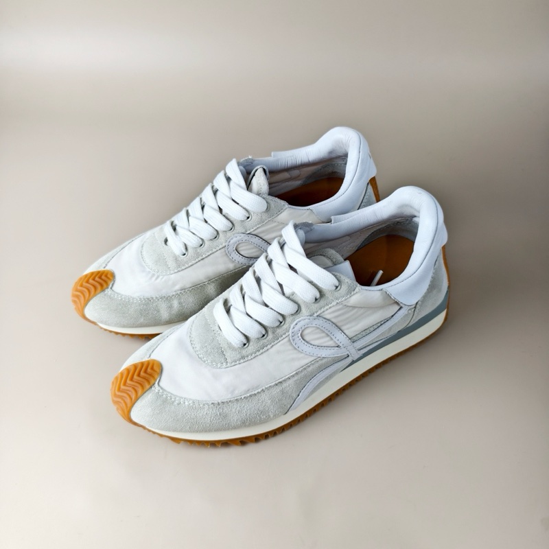 Loewe/羅意威 灰白徽標系帶休閒鞋 36碼-0