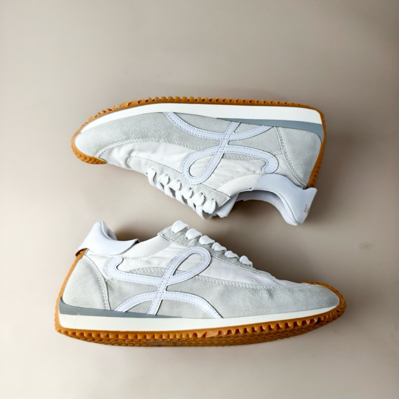 Loewe/羅意威 灰白徽標系帶休閒鞋 36碼-9