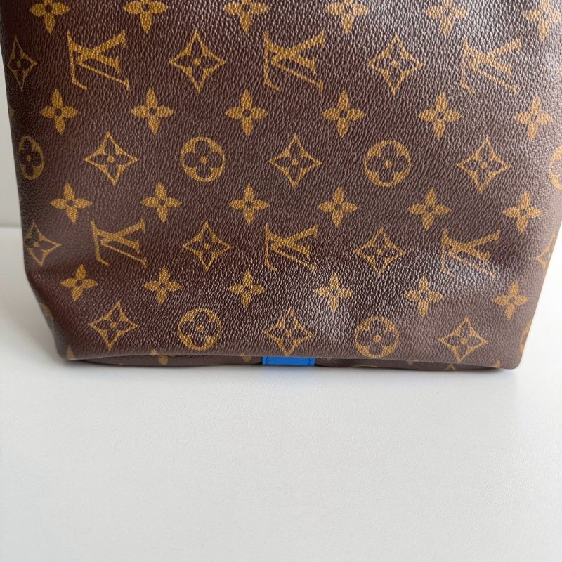 99新🆕 Louis Vuitton LV 路易威登 Keepall 50 拼寶藍色老花旅行袋-14