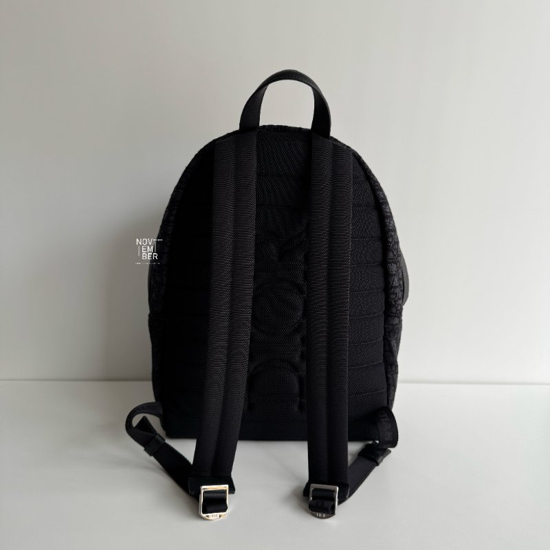 99新🆕 Dior 迪奧 Rider 老花後背包 黑色-6