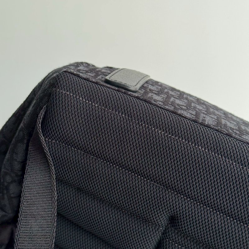 99新🆕 Dior 迪奧 Rider 老花後背包 黑色-8