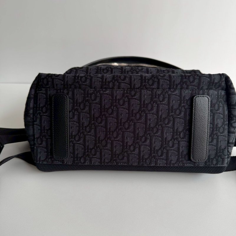 99新🆕 Dior 迪奧 Rider 老花後背包 黑色-15