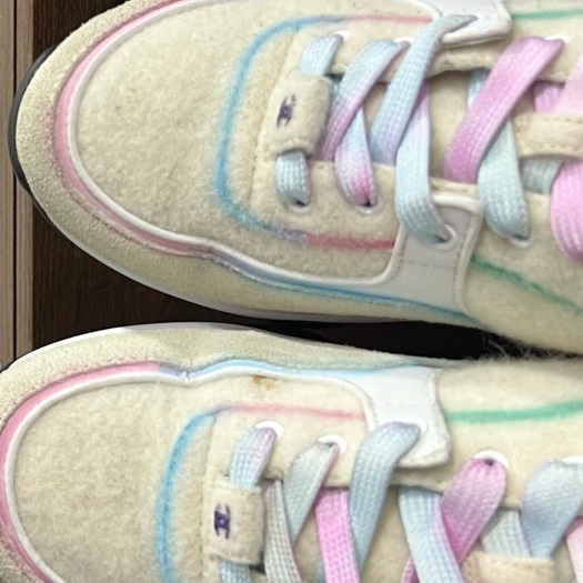 Chanel 香奈兒 彩虹雙c運動鞋 355碼 無附件-5