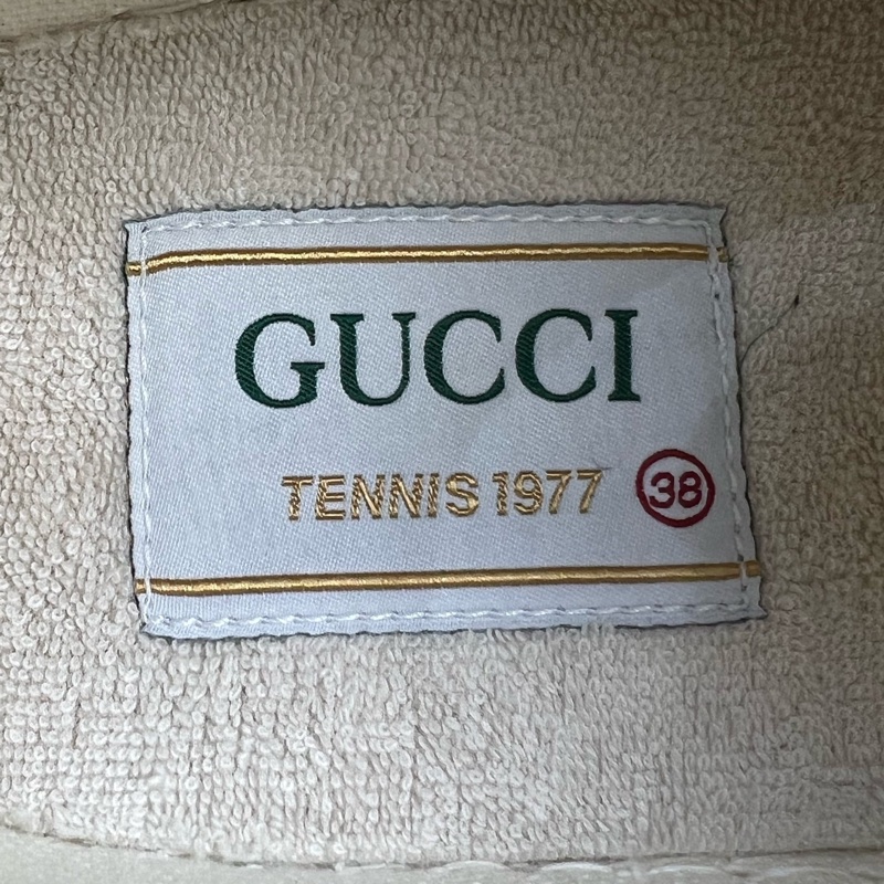 全新Gucci粉色老花1977厚底板鞋38碼-13