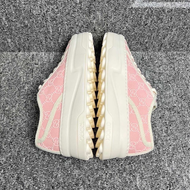 全新Gucci粉色老花1977厚底板鞋38碼-6