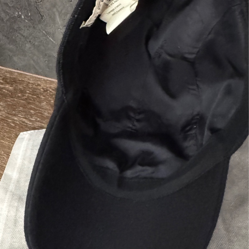 愛馬仕Hermes 黑色刺繡老帽棒球帽刺繡羊毛刺繡款58公分-12