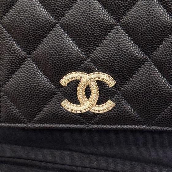 CHANEL新款 / 全新 / 荔枝牛皮/中短夾-10