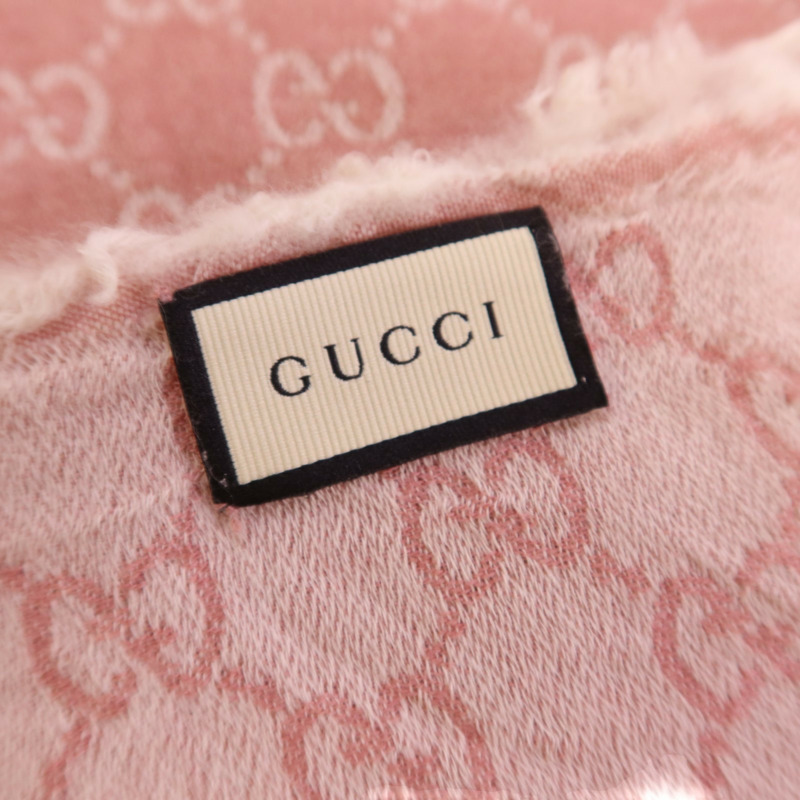 GUCCI 羊毛/絲質Scarf 140x140絲巾-9