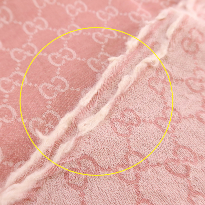 GUCCI 羊毛/絲質Scarf 140x140絲巾-11