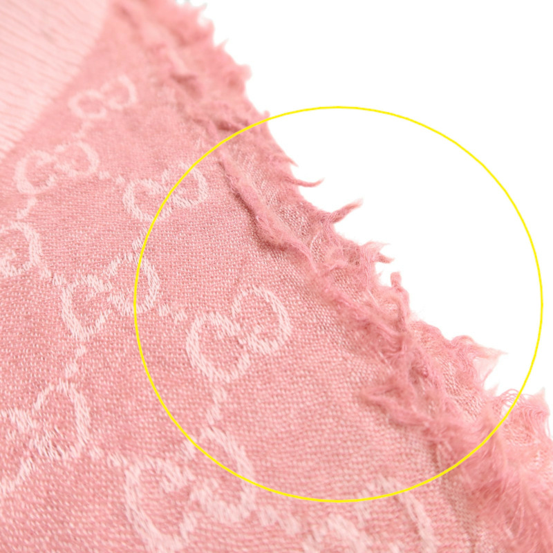 GUCCI 羊毛/絲質Scarf 140x140絲巾-13