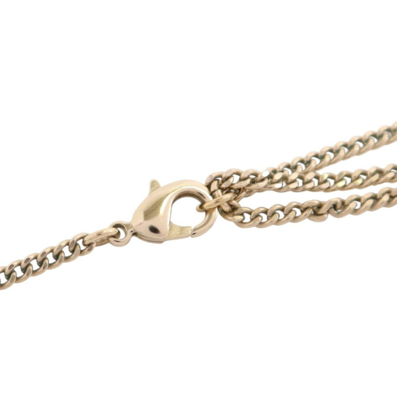 CHANEL 金屬/仿珍珠/水鑽Necklace金扣項鏈-3
