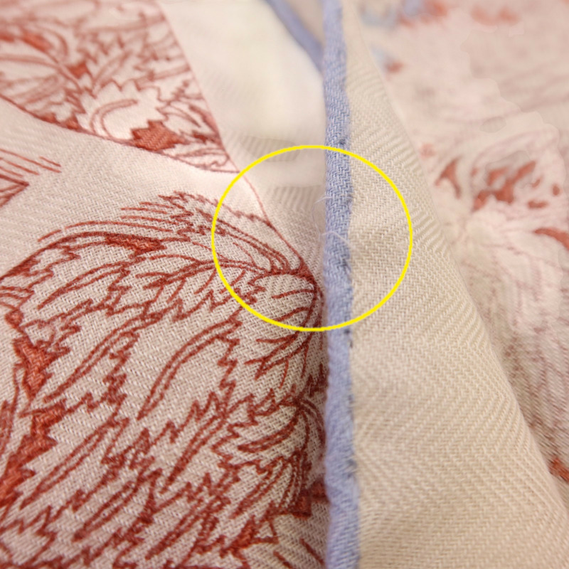 HERMES 羊絨/絲質Mors A Jouets Bandana Shawl 140絲巾-11