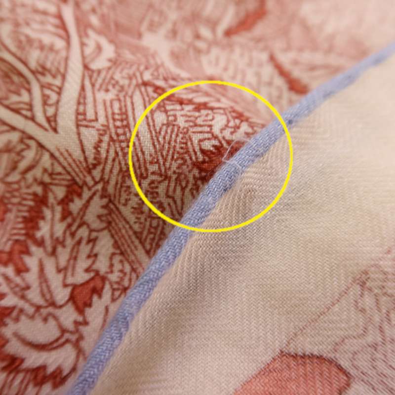 HERMES 羊絨/絲質Mors A Jouets Bandana Shawl 140絲巾-12