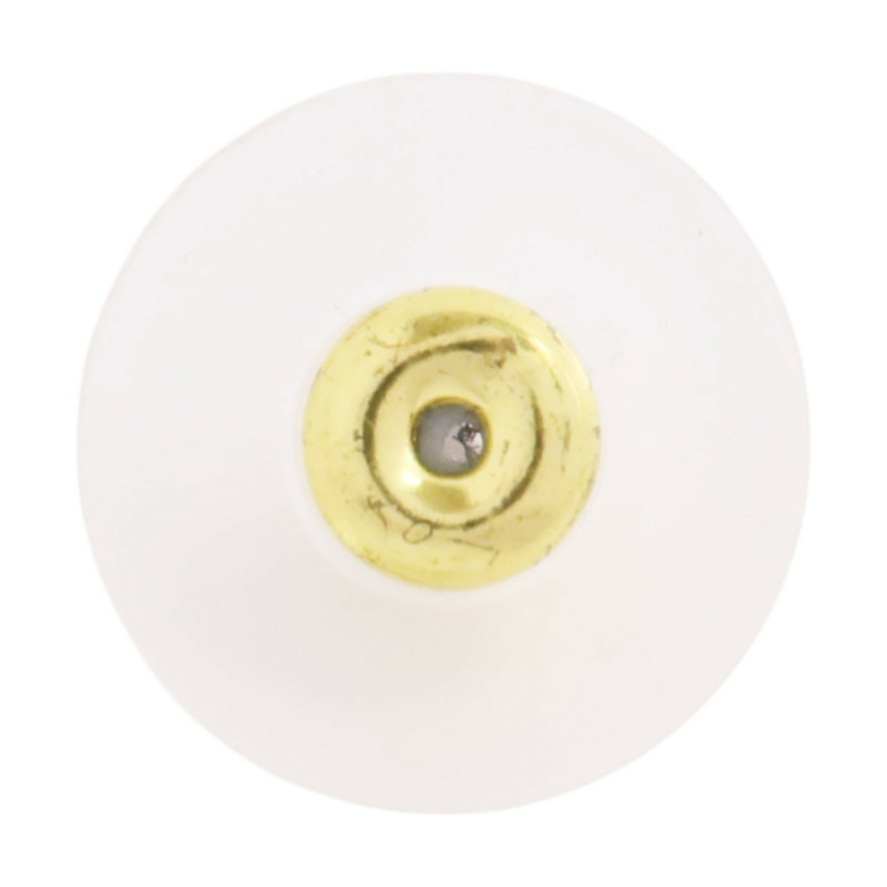 CHANEL 金屬/水鑽/仿珍珠CC Earrings金扣耳環-8