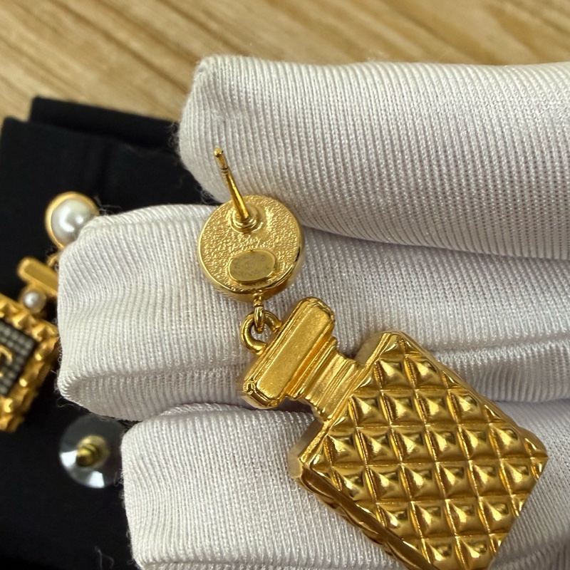 CHANEL香奈兒 香水瓶耳環-3