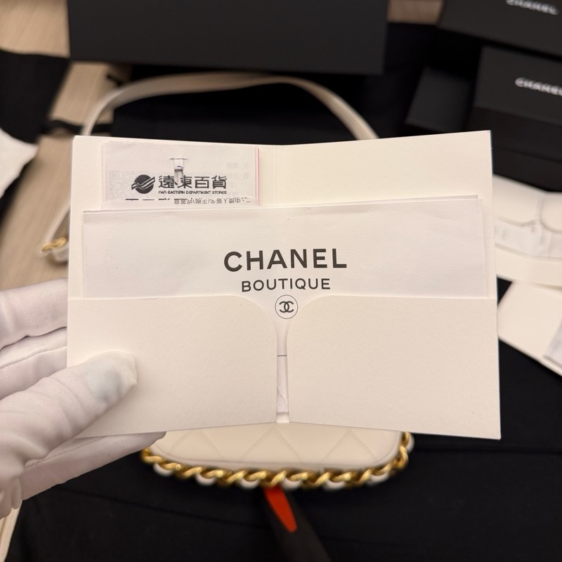 Chanel 牛皮復古仿舊粗鍊包/全新/-23