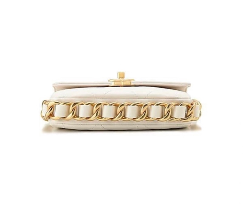 Chanel 牛皮復古仿舊粗鍊包/全新/-9