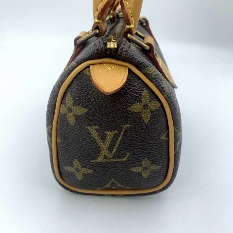 Louis Vuitton 經典老花speedy mini，LV，路易威登Nano，小廢包，波士頓包，現貨，真品，免運-7