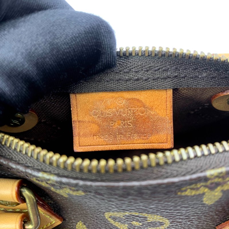 Louis Vuitton 經典老花speedy mini，LV，路易威登Nano，小廢包，波士頓包，現貨，真品，免運-14