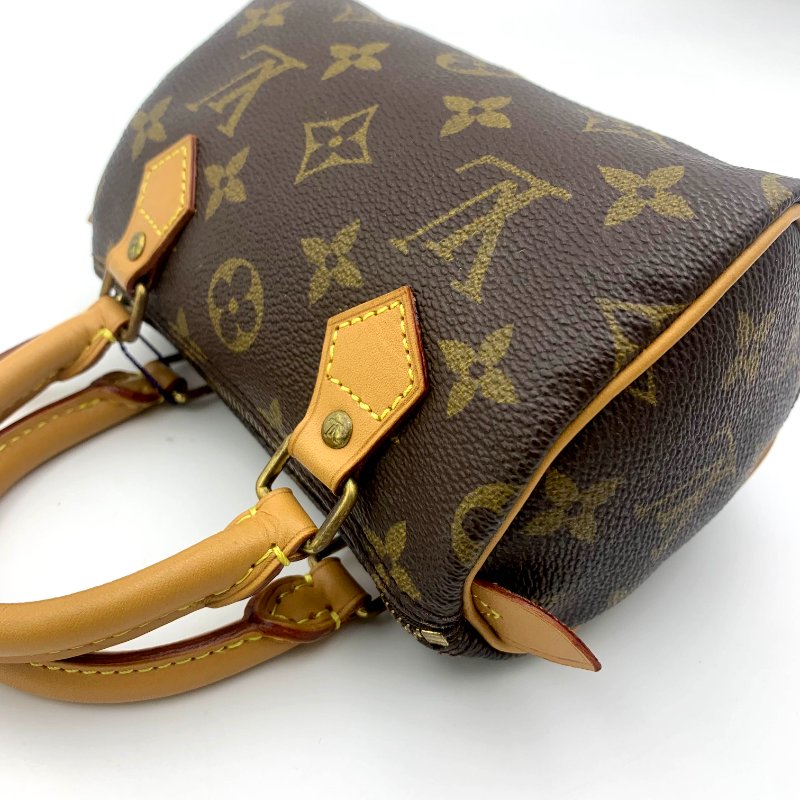 Louis Vuitton 經典老花speedy mini，LV，路易威登Nano，小廢包，波士頓包，現貨，真品，免運-23