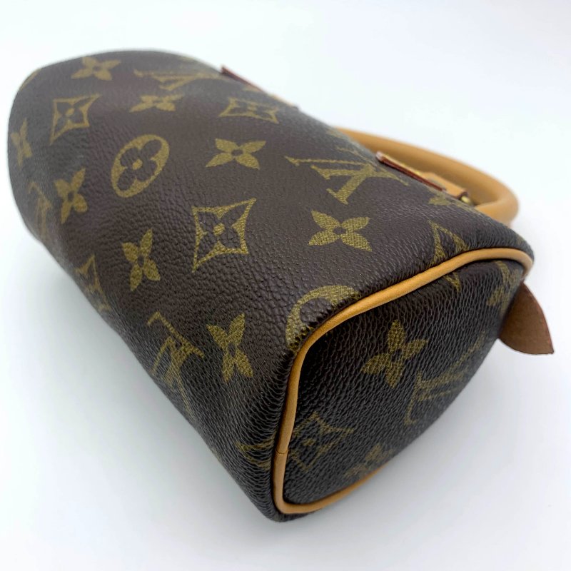 Louis Vuitton 經典老花speedy mini，LV，路易威登Nano，小廢包，波士頓包，現貨，真品，免運-25