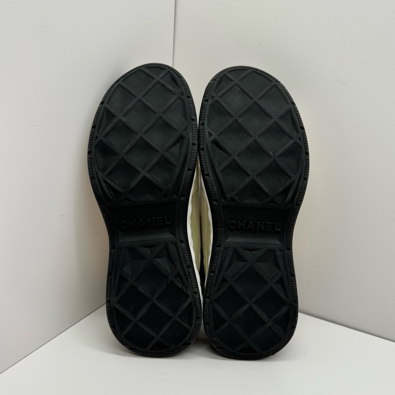 98新 Chanel香奈兒黑白熊貓拼色雙C運動鞋 尺碼 37.5-8