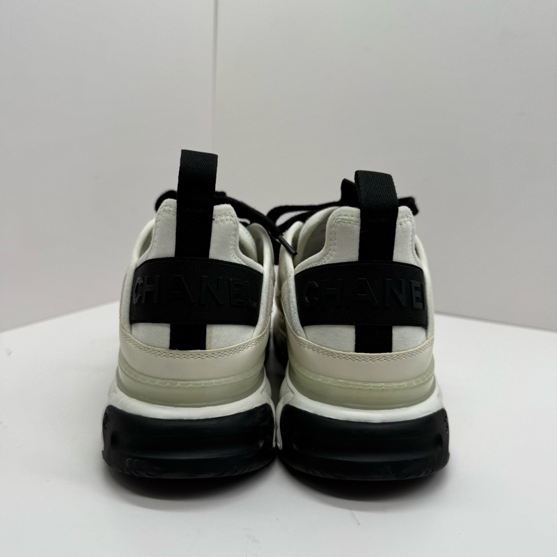 98新 Chanel香奈兒黑白熊貓拼色雙C運動鞋 尺碼 37.5-11