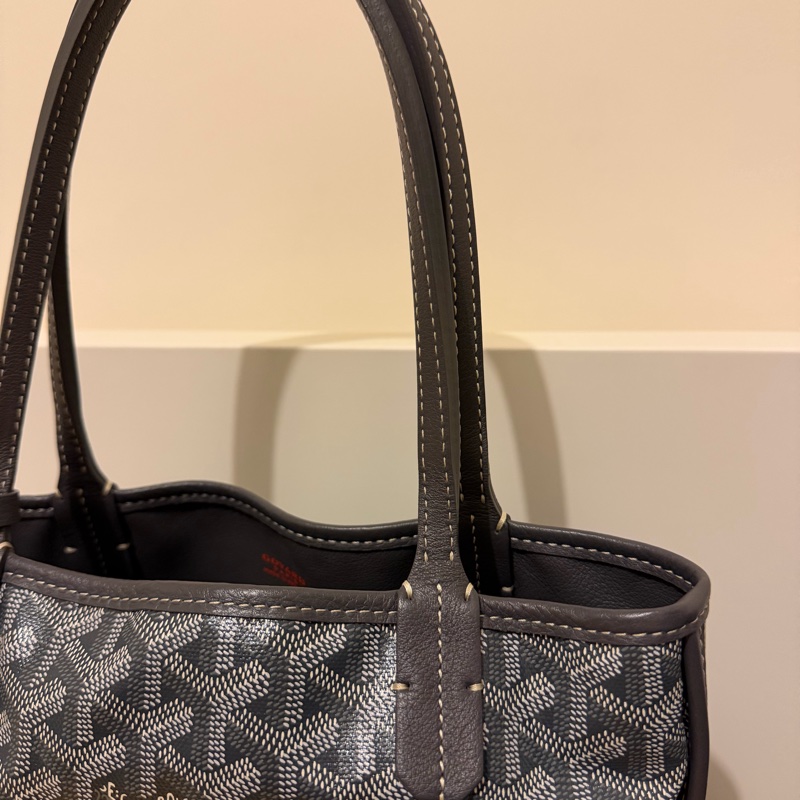 Goyard Anjou Mini 雙面灰色牛皮-1