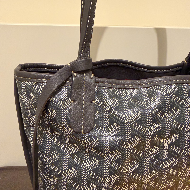 Goyard Anjou Mini 雙面灰色牛皮-2