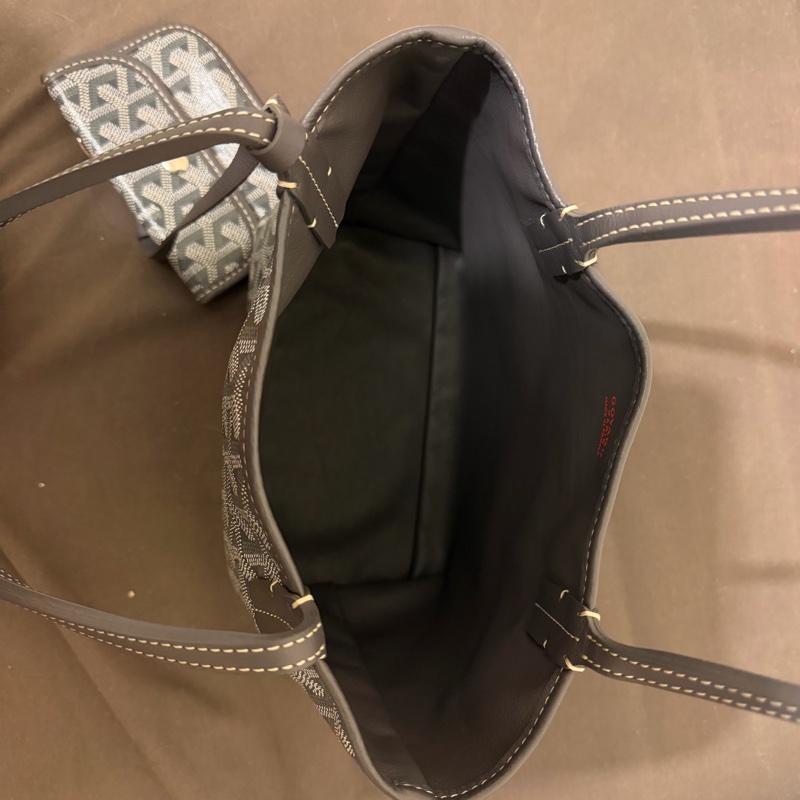 Goyard Anjou Mini 雙面灰色牛皮-4