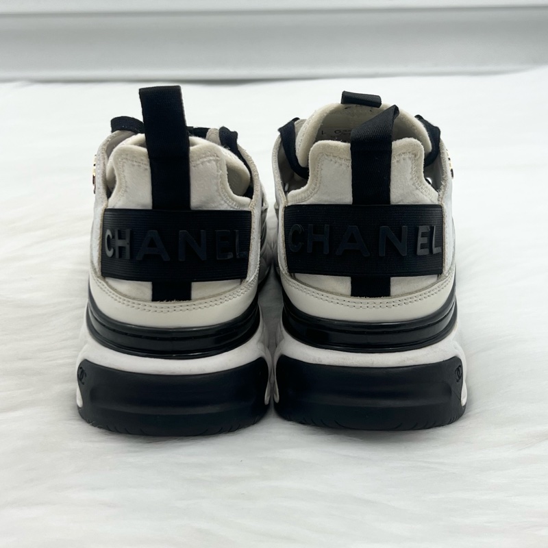 98新 Chanel香奈兒 24S 黑白熊貓運動鞋 38碼-8
