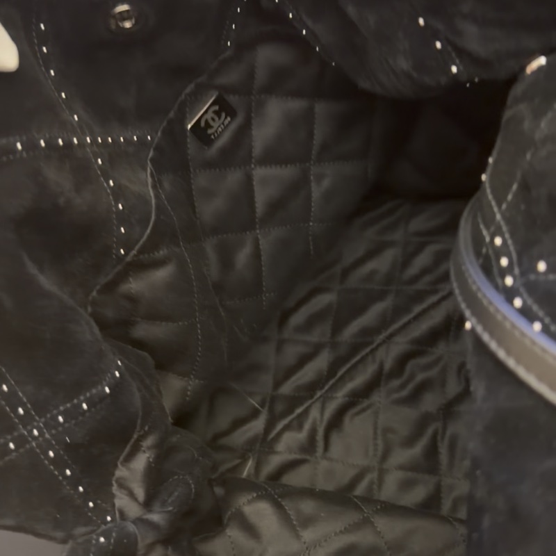Chanel 25s新款麂皮铆釘絕美麂皮22包/小號/-12